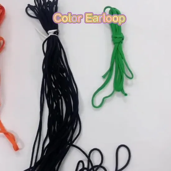 Soft Round Ear Loop for Mask Elastic Band