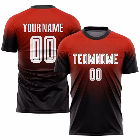 Camiseta de fútbol personalizada OEM al por mayor, camiseta de ropa deportiva de sublimación de alta calidad
